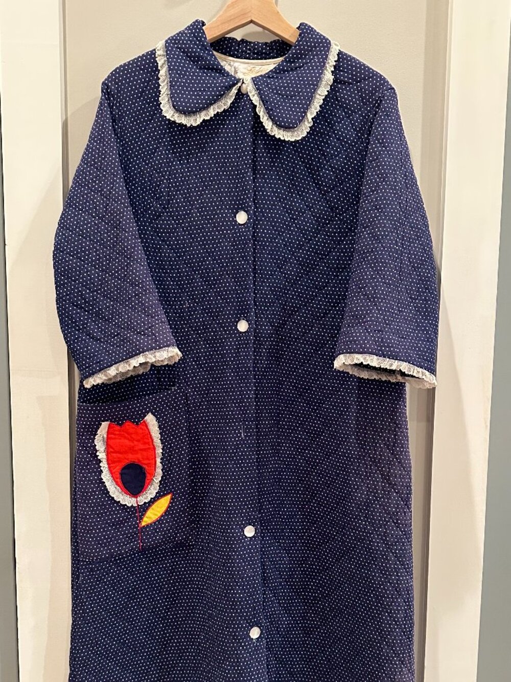 Vintage Quilted House Jacket by Leisure Life
